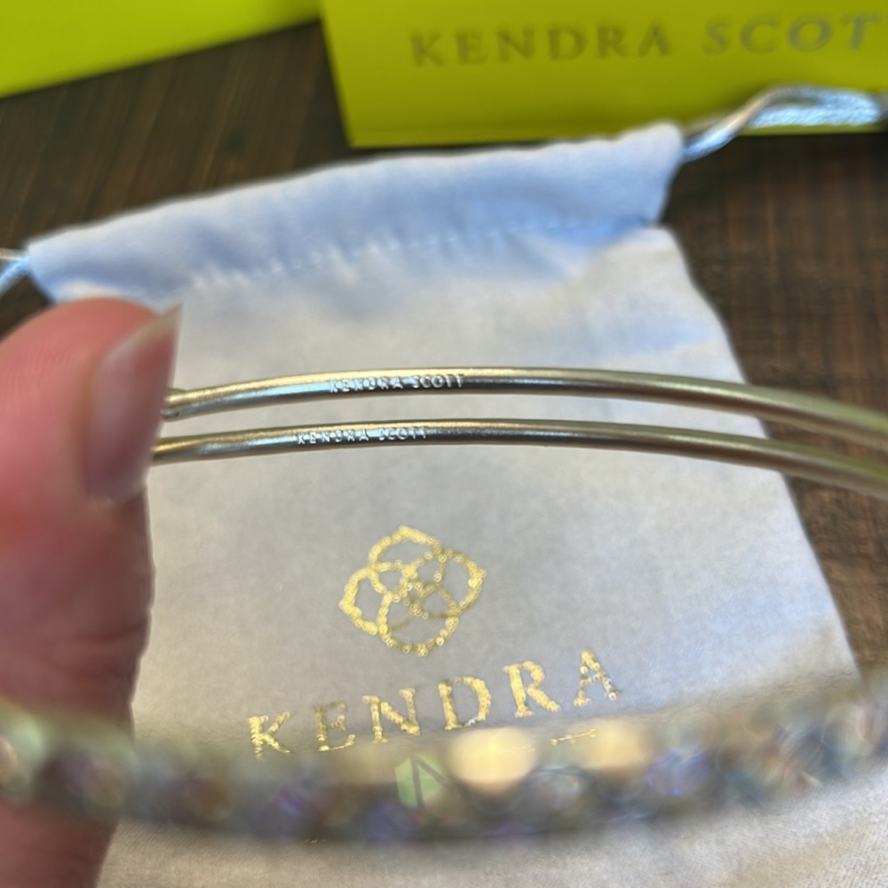 Kendra Scott blingy large hoops - Picture 11 of 14